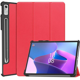Etui do Lenovo Tab P11 Pro Gen 2 TB132FU TB132XU 11.2", Trójdzielne z miejscem na rysik, Czerwone