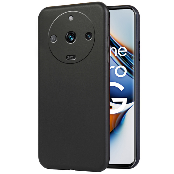 Etui cienkie do Realme 11 Pro / 11 Pro +, Slim, czarne