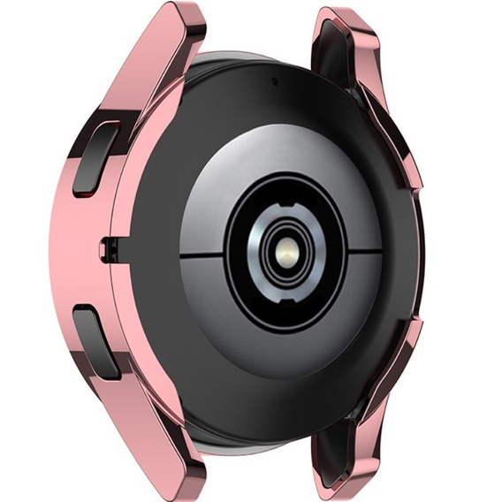 Etui z osłoną na ekran do Samsung Galaxy Watch 4 44mm, Różowy