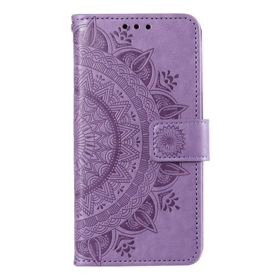 Etui z klapką do Realme 12 Pro 5G / 12 Pro+ 5G, Mandala, fioletowe