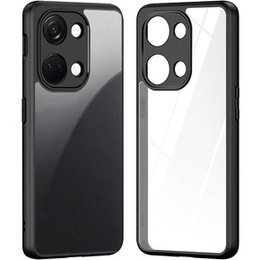 Etui do Xiaomi Redmi Note 13 Pro 4G / Xiaomi Redmi Note 14S / Xiaomi Poco M6 Pro 4G, Fusion Hybrid, z ochroną aparatu, przezroczyste / czarne
