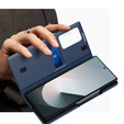 Etui z klapką do Samsung Z Fold5 5G, Smart View Wallet, granatowe