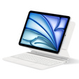 Etui z klawiaturą do iPad Air 11" 2025/2024 (7/6 gen.), Magnetic Keyboard Touchpad, białe