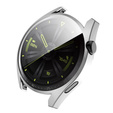 2w1 Etui z osłoną na ekran do Huawei Watch GT 3 42mm, Srebrne