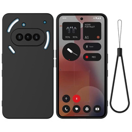 Etui do Nothing Phone 3a, Silicone Lite, czarne