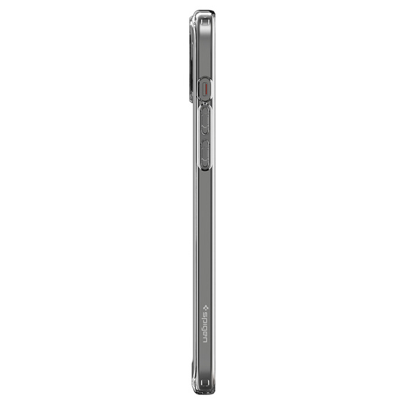 Etui z MagSafe Spigen do iPhone 15, Ultra Hybrid, przezroczyste / białe + Szkło Hartowane 9H