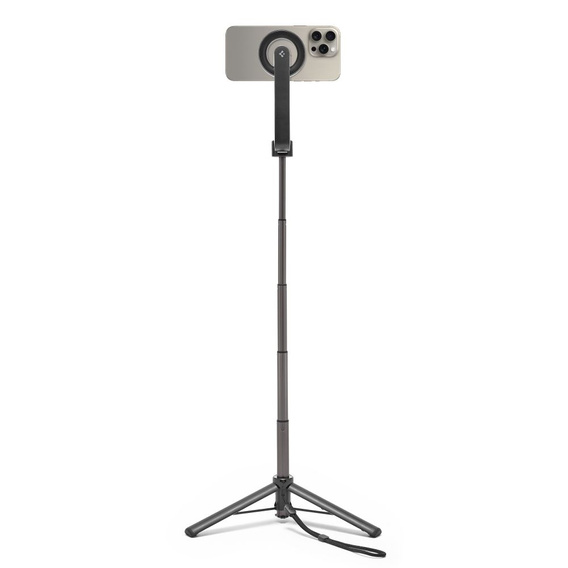 Spigen S571W MagSafe Bluetooth Kijek Selfie Stick Tripod, czarny