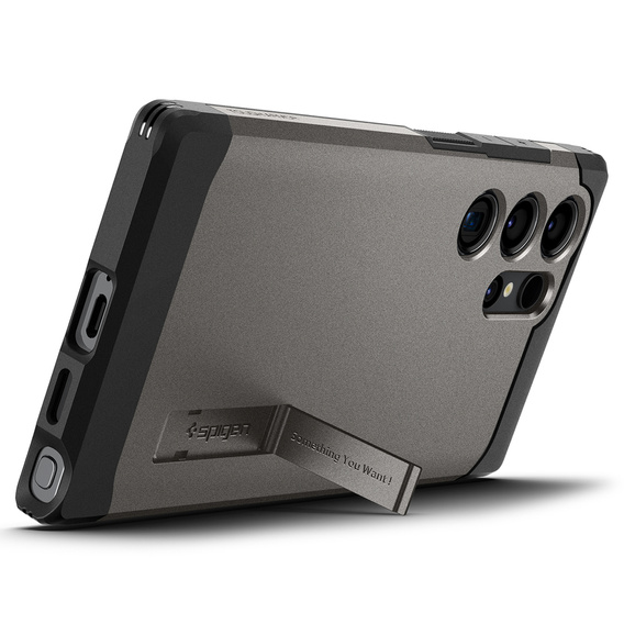 Etui Spigen do Samsung Galaxy S24 Ultra, Tough Armor, Szare
