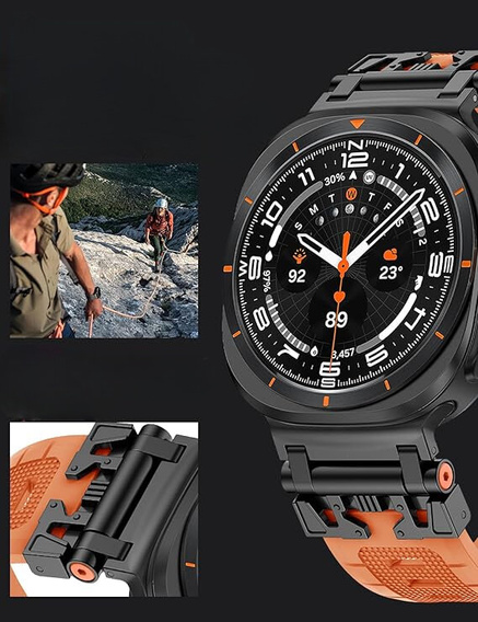 Pasek do Samsung Galaxy Watch Ultra 47mm (2025 / 2024), Pomarańczowy