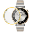 2w1 Etui z Osłoną na ekran do Huawei Watch GT 4 41mm, Złote
