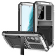 Etui pancerne do Samsung Galaxy S25+ Plus, R-JUST, srebrne
