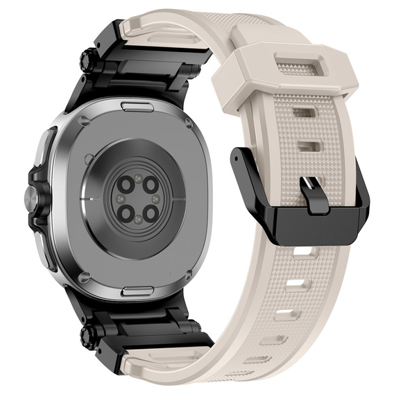 Pasek Silikonowy do Samsung Galaxy Watch 8 / 8 Classic, Beżowy