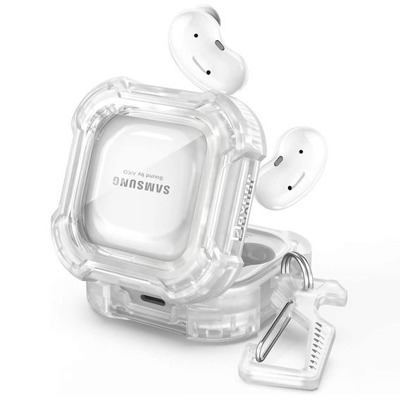 Etui Dexnor na Słuchawki Samsung Galaxy Buds 2 / 2 Pro / Pro / Live, Przezroczyste