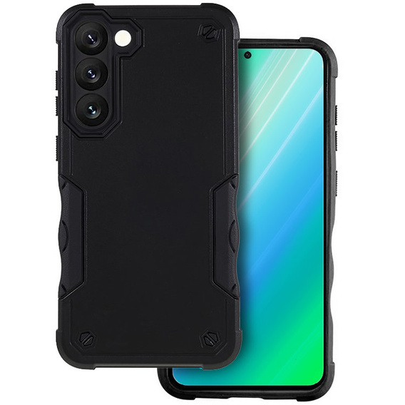 Etui pancerne do Samsung Galaxy S23, Dual-Layer, czarne