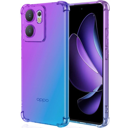 Etui Gradient Dropproof do Oppo Reno 13F / Oppo Reno 13FS, Fioletowe / niebieskie