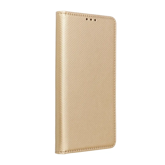 Etui do Oppo A18 4G / A38 4G, Smart Magnet, złote + Szkło 9H