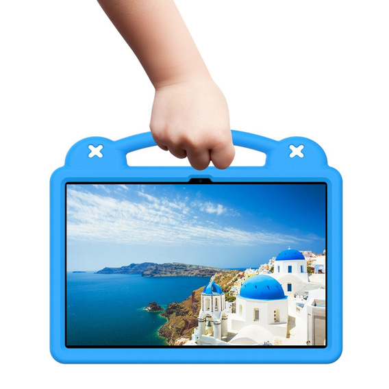 Etui dla dzieci Samsung Galaxy Tab S10 FE+, Pianka EVA, z Podstawką i Uchwytem – Niebieskie