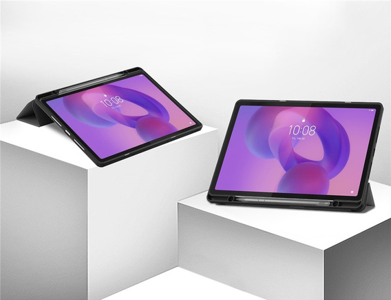 Etui do Lenovo Idea Tab Plus, Smartcase, szare