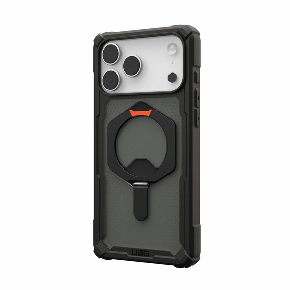 Etui Urban Armor Gear do iPhone 17 Pro Max, Plasma XTE MagSafe Kickstand, Black / Pop Orange
