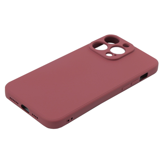 Etui do iPhone 15 Pro Max, Silicone Lite, czerwone