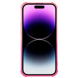 Etui silikonowe do iPhone 14 Pro Max, Gradient Magnetic, do MagSafe, różowe