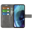 Etui Wallet do Motorola Moto G71 5G, Protective Cover, Grey