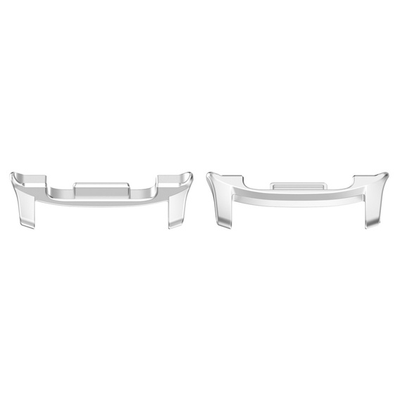 2x Adapter złącze do paska do Samsung Galaxy Watch 8 40mm / 44mm, Srebrne