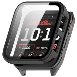 2w1 Etui + Szkło Hartowane do Garmin Venu X1, Czarne