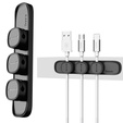 Baseus Peas Cable Clip uchwyty magnetyczne haczyki - Black