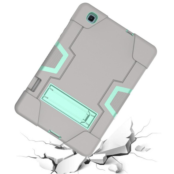 Etui do Samsung Galaxy Tab S6 Lite 10.4" 2020/2022/2024, Pancerne, Szare Zielone
