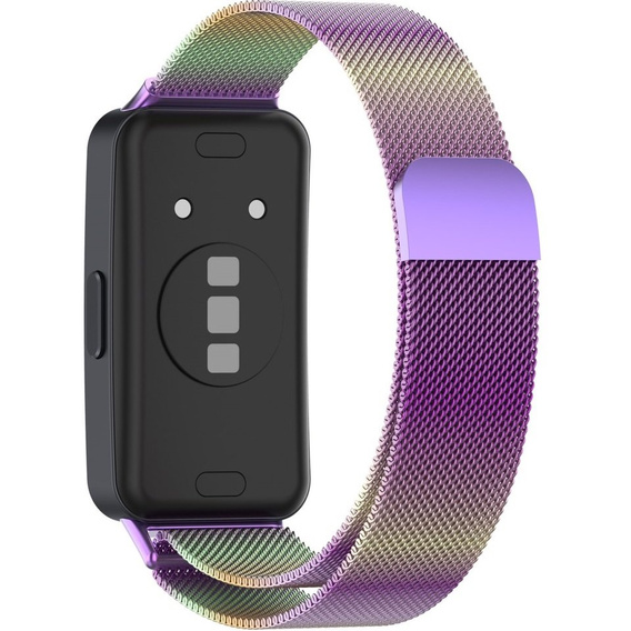 Bransoleta Milanese do Huawei Band 8 / Huawei Band 9 / Huawei Band 10, Wielokolorowa