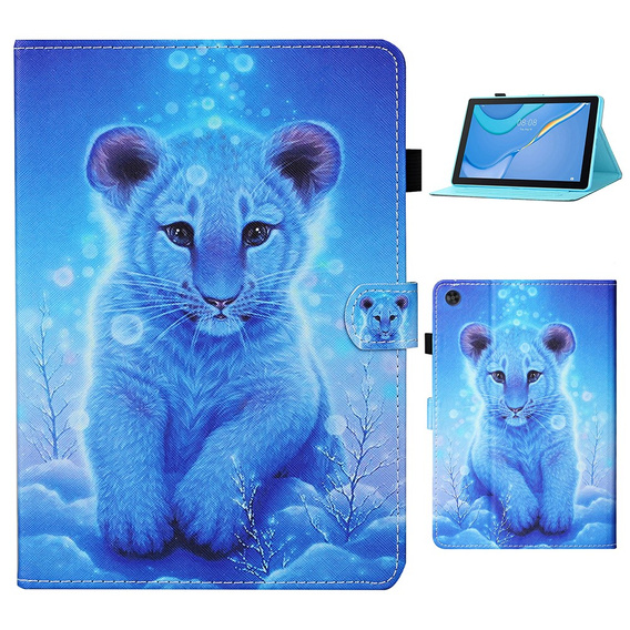 Etui do Samsung Galaxy Tab A9+ X210 / X215 / X216B, tiger