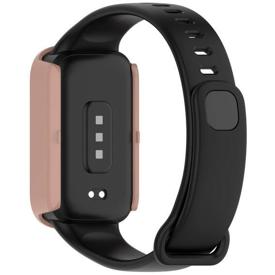 2w1 Etui + Szkło Hartowane do Xiaomi Smart Band 9 Active, Różowe