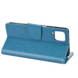 Etui z klapką do Samsung Galaxy A12 / M12 / A12 2021, Butterfly, niebieskie