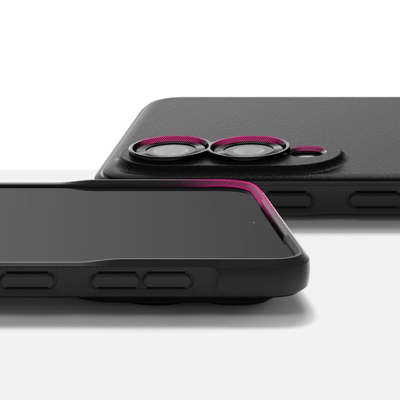 Etui Ringke Onyx do Samsung Galaxy S25 Edge + Szkło Hartowane 9H – Czarne