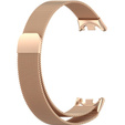 Pasek Bransoleta Milanese do Xiaomi Smart Band 10 / 9 / 8, Różowy Rose Gold