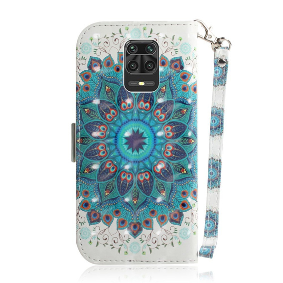 Etui z klapką do Xiaomi Redmi Note 9S / 9 Pro / 9 Pro Max, Wallet, Mandala białe