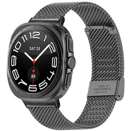 Pasek Bransoleta Milanese do Samsung Galaxy Watch Ultra 47mm (2025 / 2024), Czarny
