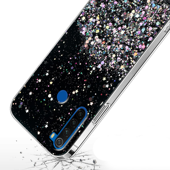 Etui do Xiaomi Redmi Note 8T, Glittery, czarne