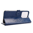 Etui z klapką do Motorola Moto G86 Power 5G, Wallet Rhombus, niebieskie