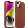 Oryginalne Etui Apple Leather Case MagSafe do iPhone 14, Umber MPP73ZE/A