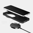 Etui ABEEL do Xiaomi 15 Ultra, Carbon Fiber, do MagSafe, czarne