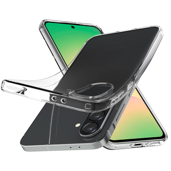 Etui Spigen do Galaxy A56 5G, Liquid Crystal, przezroczyste + Szkło hartowane 9h
