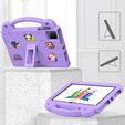 Etui do T Tablet 5G, Cute Patterns, z podstawką, Fioletowe