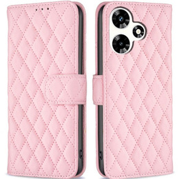 Etui z klapką do Infinix Hot 30, Wallet, BINFEN COLOR, różowe