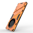 Etui do Honor Magic 6 Lite 5G, Military kickstand, pomarańczowe