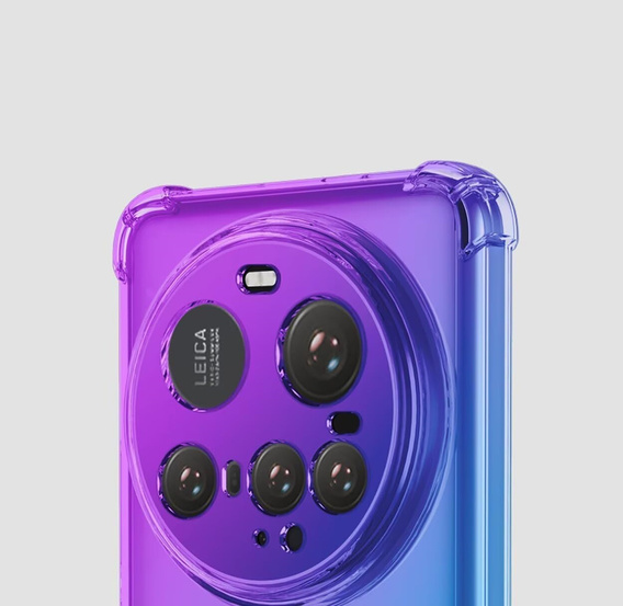 Etui Gradient Dropproof do Xiaomi 15 Ultra, Fioletowe / niebieskie