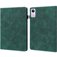 Etui do Xiaomi Redmi Pad SE 11", Flowers, zielone