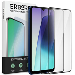 2x Szkło Hartowane do Xiaomi Redmi 14C / Poco C75, ERBORD 3D pełne, szybka na cały ekran