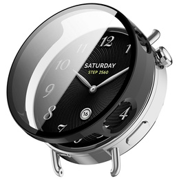 2w1 Etui + Szkło Hartowane do Xiaomi Watch S4 41mm, czarne